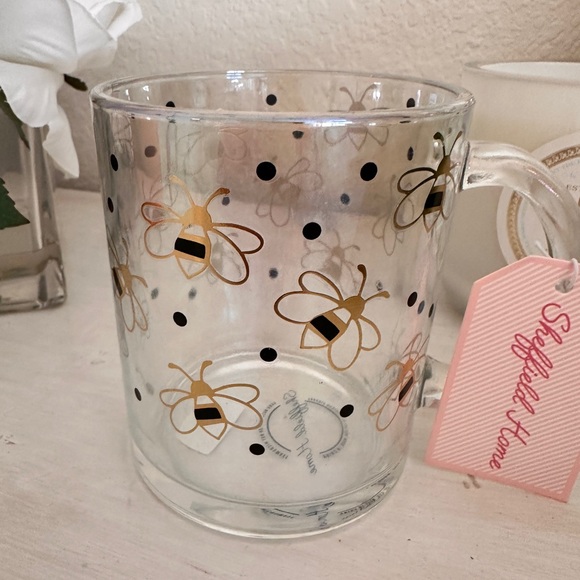 🐝 Novelty Sheffield Home Bumblebee Glass Coffee Mug - Picture 10 of 12